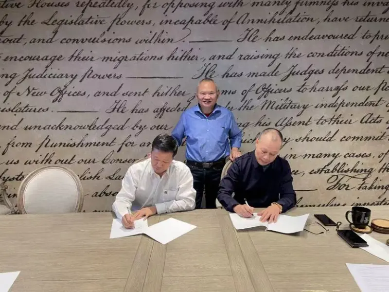 IFCE lan Jiangxi Linyao Ecological Agriculture Tandatangani Perjanjian Kerjasama Strategis ing Washington